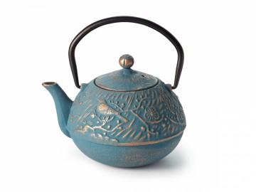 Tekanne Meng – Støpejern med relief 0,65 l